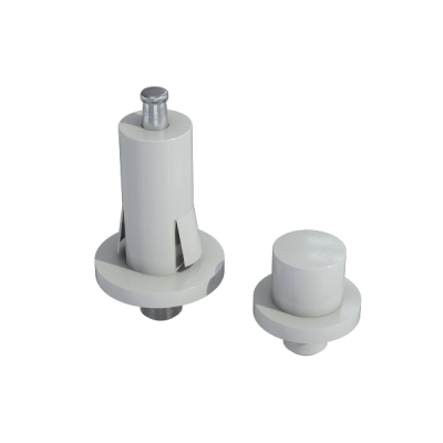 фото Петля-кнопка белая