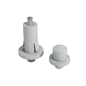 Петля-кнопка белая