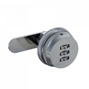 Замок механический кодовый хром