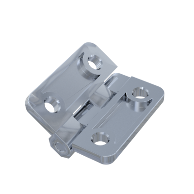 Петля 082 для щитов 40x40 М5 хром