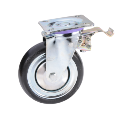 фото Колесо промышленное среднегрузное поворотное с тормозом