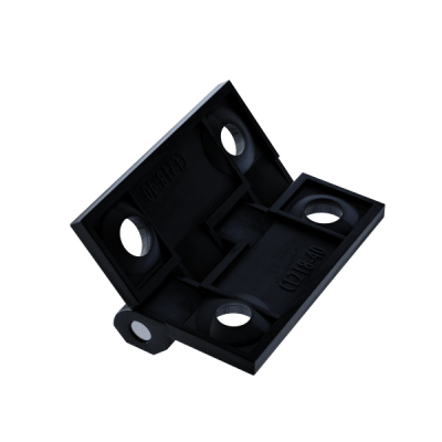 Петля 082 для щитов 40x40 М5 черная